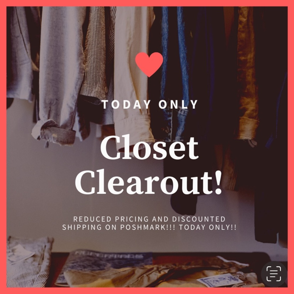 Closet clear out!